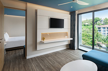 Suite mit 1 Schlafzimmer und Balkon